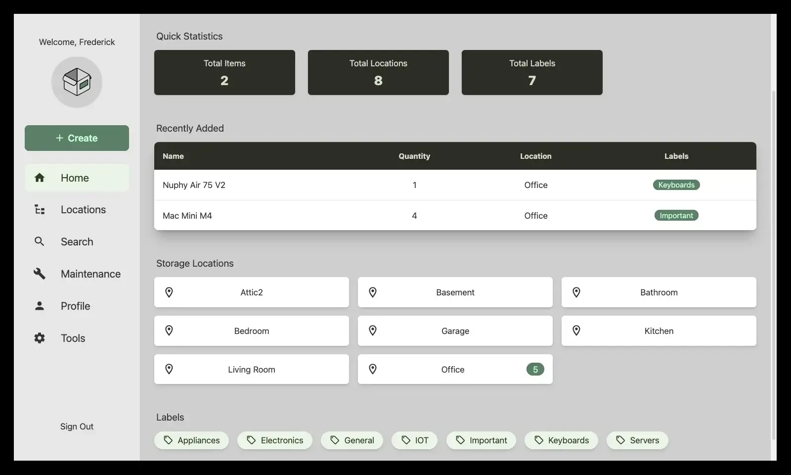 Inventory Management Preview